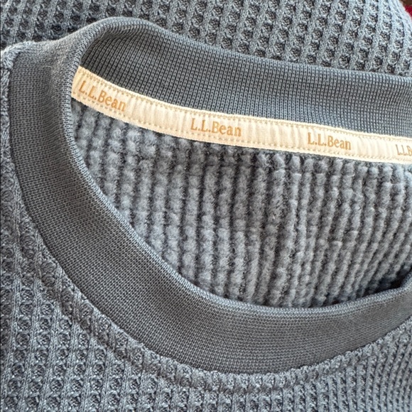 L.L. Bean Birchwood Brushed Waffle Knit - Picture 3 of 6